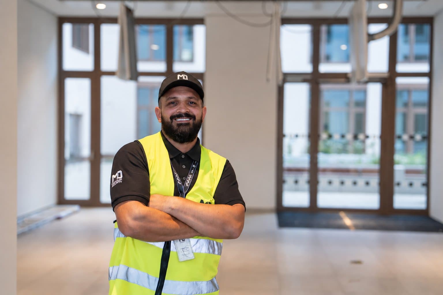 MOGROUP Sicherheitsmitarbeiter auf der ZÜBLIN-Baustelle in Köln